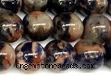 CSO921 15 inches 8mm round orange sodalite beads