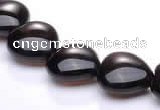 CSQ05 14*14mm heart A grade natural smoky quartz beads Wholesale