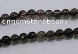 CSQ100 15.5 inches 6mm round grade AA natural smoky quartz beads