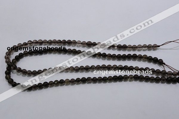 CSQ100 15.5 inches 6mm round grade AA natural smoky quartz beads