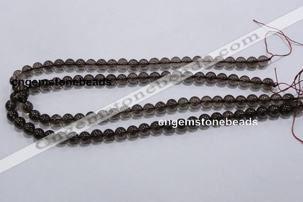 CSQ101 15.5 inches 8mm round grade AA natural smoky quartz beads