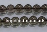 CSQ102 15.5 inches 10mm round grade AA natural smoky quartz beads