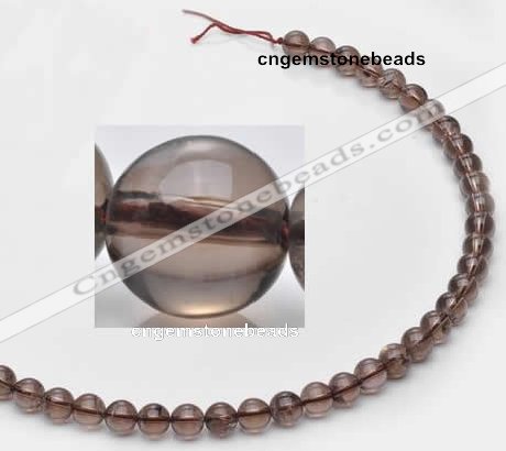 CSQ12 8mm round A grade natural smoky quartz beads Wholesale