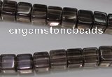 CSQ241 15.5 inches 8*8mm cube grade AA natural smoky quartz beads