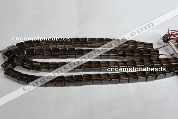 CSQ31 15 inches 10*10mm cube natural smoky quartz beads wholesale
