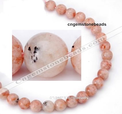 CSS01 12mm round natural indian sunstone beads Wholesale