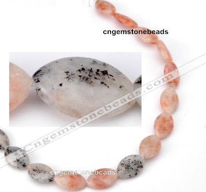 CSS05 13*18mm marquise natural indian sunstone beads Wholesale