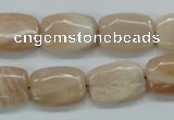 CSS211 15.5 inches 13*18mm rectangle natural sunstone beads