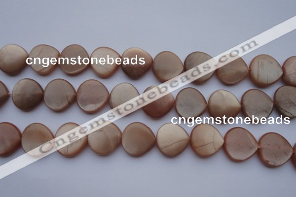 CSS240 15.5 inches 20*20mm heart natural sunstone gemstone beads