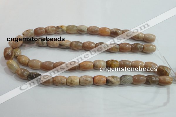 CSS251 15.5 inches 12*16mm drum natural sunstone beads
