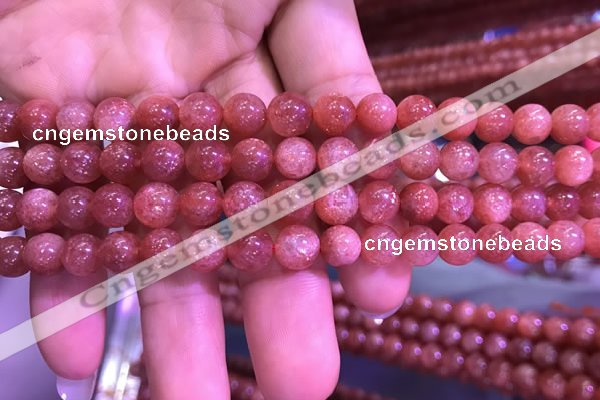 CSS309 15.5 inches 8mm round golden sunstone gemstone beads