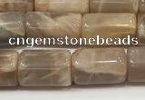 CSS400 15.5 inches 8*10mm - 8*13mm tube sunstone beads wholesale