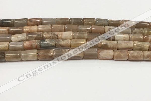 CSS400 15.5 inches 8*10mm - 8*13mm tube sunstone beads wholesale