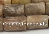 CSS401 15.5 inches 10*14mm - 10*17mm tube sunstone beads wholesale