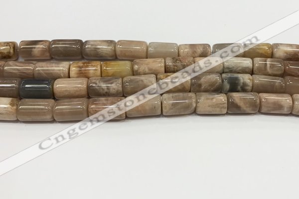 CSS401 15.5 inches 10*14mm - 10*17mm tube sunstone beads wholesale