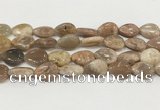 CSS409 15.5 inches 15*20mm flat teardrop sunstone beads wholesale