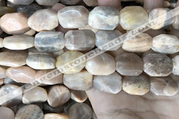 CSS445 15.5 inches 13*18mm - 16*20mm faceted freeform sunstone beads