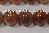 CSS555 15.5 inches 10mm round natural golden sunstone beads