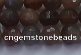 CSS643 15.5 inches 10mm faceted round sunstone gemstone beads