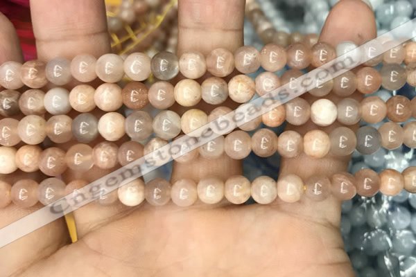 CSS691 15.5 inches 6mm round sunstone beads wholesale