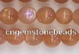 CSS708 15.5 inches 4mm round natural golden sunstone beads