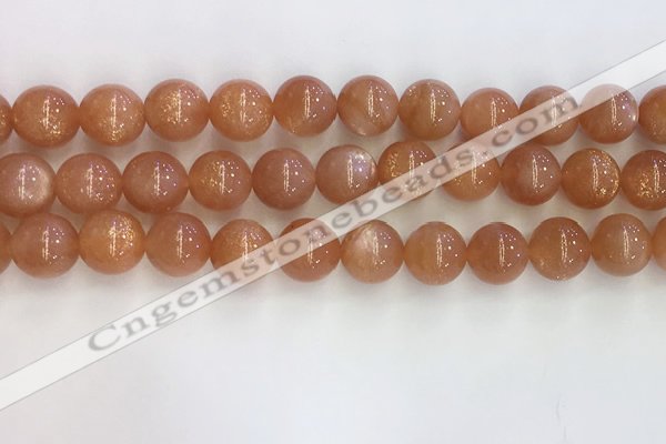 CSS711 15.5 inches 10mm round natural golden sunstone beads