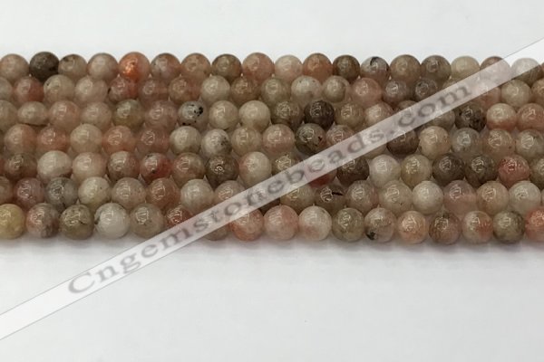 CSS721 15.5 inches 6mm round sunstone beads wholesale