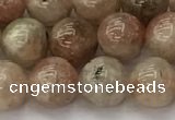 CSS722 15.5 inches 8mm round sunstone beads wholesale