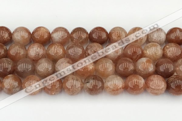 CSS756 15.5 inches 12mm round golden sunstone beads wholesale