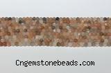 CSS783 15.5 inches 4mm round sunstone gemstone beads wholesale