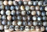 CSS868 15 inches 10mm round black sunstone beads wholesale