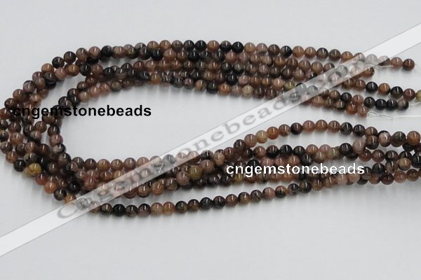 CST02 15.5 inches 6mm round staurolite gemstone beads wholesale