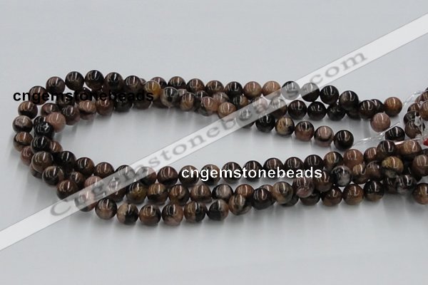 CST04 15.5 inches 10mm round staurolite gemstone beads wholesale