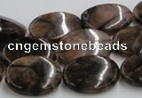 CST07 15.5 inches 18*25mm oval staurolite gemstone beads wholesale