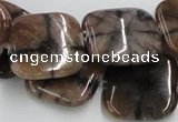 CST11 15.5 inches 22*22mm square staurolite gemstone beads wholesale