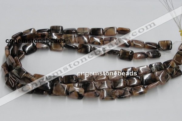 CST14 15.5 inches 12*16mm rectangle staurolite beads wholesale