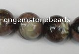 CST40 15.5 inches 20mm round staurolite gemstone beads wholesale