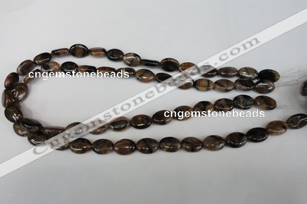 CST46 15.5 inches 10*14mm oval staurolite gemstone beads wholesale