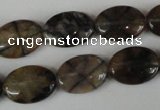 CST48 15.5 inches 13*18mm oval staurolite gemstone beads wholesale