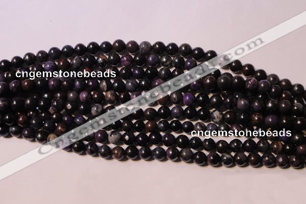 CSU101 15.5 inches 5mm round natural sugilite gemstone beads