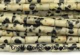 CTB1000 15 inches 2*4mm tube dalmatian jasper beads