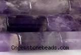 CTB1044 15 inches 8*16mm - 8*18mm tube dogtooth amethyst beads