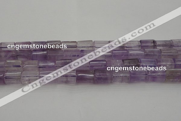 CTB105 15.5 inches 11*15mm faceted tube amethyst gemstone beads