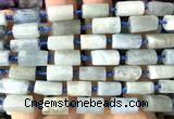 CTB1200 15 inches 8*12mm - 8*14mm faceted tube aquamarine beads