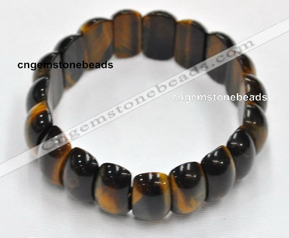 CTB18 8 inches 20*30mm  tiger eye stretch bracelet wholesale