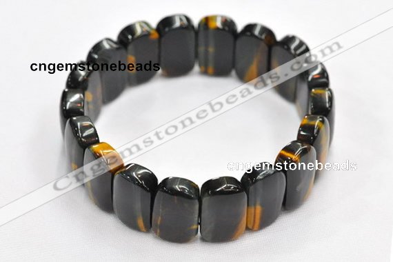 CTB19 7.5 inches 12*20mm tiger eye stretch bracelet wholesale
