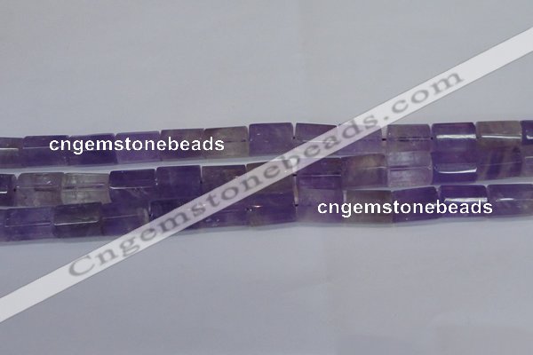 CTB204 15.5 inches 10*15mm faceted tube natural ametrine beads