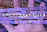 CTB253 15.5 inches 8*10mm - 8*12mm tube natural morganite beads