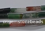 CTB314 15.5 inches 4*13mm tube Indian agate beads wholesale