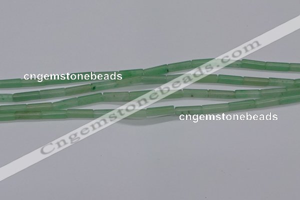 CTB326 15.5 inches 4*13mm tube green aventurine beads wholesale